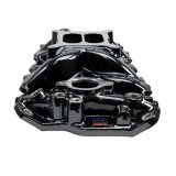 Edelbrock Performer EPS Intake Manifolds 2701-BP Manifold, EPS, Dual Plane, Aluminum, Black Plasma Coated, Square Bore, Chevy, Small Block, Each thumbnail 2