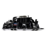 Edelbrock Performer RPM Intake Manifolds 7156-BP Manifold, RPM, Dual Plane, Black Plasma Coated, Natural, Square/Spread Bore, Pontiac, 326-455, Each thumbnail 6