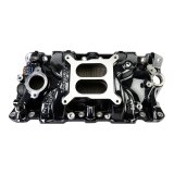 Edelbrock Performer EPS Intake Manifolds 2703-BP Manifold, EPS, Dual Plane, Aluminum, Black Plasma Coated, Square Bore, Chevy, Small Block, Each thumbnail 2