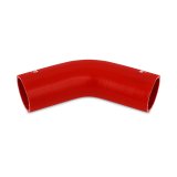 Mishimoto Silicone Hose Couplers MMCP-3545RD 3.5" 45 Degree Coupler, Red thumbnail 3