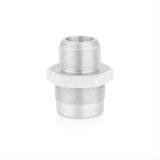 Mishimoto AN to Metric Adapter Fittings MMRFT-16AN Fitting, Adapter, Threads, Straight, Aluminum, Natural, -16 AN, M40 x 1.5, Each thumbnail 3