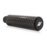 Mishimoto Lightweight Carbon Fiber Shift Knobs MMSK-CFC-125 Knobs, Ultra Lightweight, Fiber, Gloss, Cylindrical Style, Logo, 125mm Tall, Universal, Each thumbnail 1