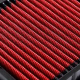 Mishimoto Performance Air Filters MMAF-350Z-07 Filter Elements, Performance, Panel, Red, Cotton Gauze, Oiled, Nissan, for Infiniti, V6, Each thumbnail 1