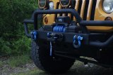 10,000 lbs. Borne Off-Road 10k Winch BNWN-10-SBL Winch, Electric, lb. Rating, 12 V, Hawse Fairlead, 3-Stage Planetary Gear, Blue Synthetic Rope, 3/8 in. Diameter, Wired/Wireless Remote, Each thumbnail 1