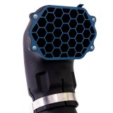 Borne Off-Road Snorkel Air Intakes MMAI-JL-18NMWBL Intake Kits, Intake Snorkel, Polyethylene Tube, Black, Micro-Wrinkle Blue Brackets, Jeep, Kit thumbnail 5