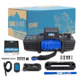 12,000 lbs. Borne Off-Road 12k Winch BNWN-12-SBL Winch, Electric, lb. Rating, 12 V, Hawse Fairlead, 3-Stage Planetary Gear, Blue Synthetic Rope, 3/8 in. Diameter, Wired/Wireless Remote, Each thumbnail 5