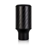 Mishimoto Lightweight Carbon Fiber Shift Knobs MMSK-CFC-65M Knobs, Ultra Lightweight, Fiber, Matte, Cylindrical Style, Logo, 65mm Tall, Universal, Each thumbnail 1