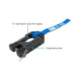 Borne Off-Road by Mishimoto Clevis Hooks BNWN-HK-01BL Winch Hook & Hand Strap, Blue thumbnail 4