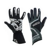 Sparco Rush Karting Gloves 00255610GRNR Driving Gloves, Gloves, One Layer, Polyamide/Cotton, Gray/White, Medium, Pair thumbnail 2