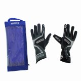 Sparco Rush Karting Gloves 00255610GRNR Driving Gloves, Gloves, One Layer, Polyamide/Cotton, Gray/White, Medium, Pair thumbnail 4