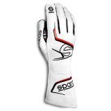 Sparco Arrow K Karting Gloves 00255711BINR Driving Gloves, Gloves, One Layer, Polyamide, White/Black, Large, Pair thumbnail 2