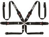 Sparco Racing Harnesses 04818RH1NR Harness Component, BELT 6 PNT 3>2 HANS STEEL thumbnail 2