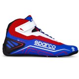 Sparco K-Run Driving Shoes 00127143AZRS & Boots, Shoes, Mid-top, Microfiber Outer, Blue/Red, Natural Rubber Outer Sole, European Shoe Size 43, Pair thumbnail 3