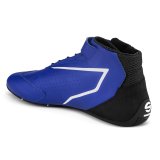 Sparco K-Skid Driving Shoes 00127738BMBI & Boots, Shoes, Mid-top, Leather Outer, Blue/White, Natural Rubber Outer Sole, European Shoe Size 38, Pair thumbnail 3