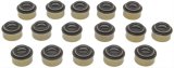 Mahle Original Valve Stem Seals SS46045A Seal, Nitrile Rubber, Chrysler, Dodge, Jeep, Ram, Set of 16 thumbnail 1