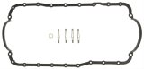 Mahle Original Oil Pan Gaskets OS32491 Gaskets, Original, One-piece Gasket, Molded Rubber Compound, Ford, Laforza, Lincoln, Mercury, V8, Set thumbnail 1