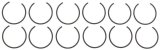Mahle Original Aftermarket Replacement Pistons 224-3928-0.50MM Piston - GM 3.6L LLT 08-15 Left and Right (0.50MM) thumbnail 7