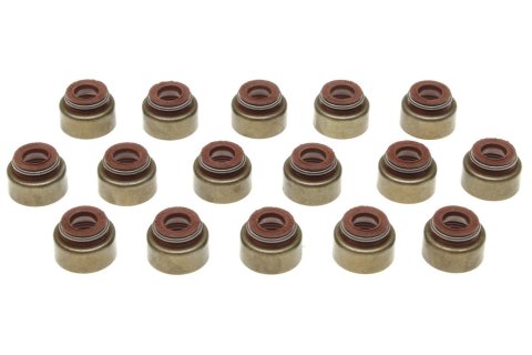 Mahle Original Valve Stem Seals SS45974 Seals, Positive Stop, Rubber, Chevrolet, GMC, Hummer, Duramax, Set of 16 thumbnail 2