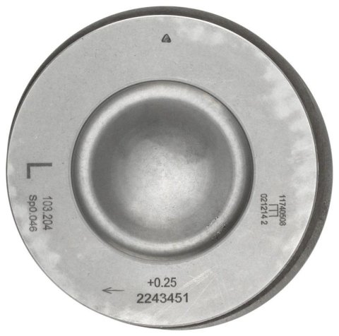 MAHLE Original Pistons 224-3451WR.010 Piston With Rings - GM 6.6L DURAMAX "L" W/PCR - STD. (DSL) (.010)