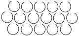 Mahle Original Plasma-Moly Ductile Piston Ring Sets 315-0032.035 Rings, Plasma-moly, 4.155 in. Bore, File Fit, 1/16 in., 1/16 in., 3/16 in. Thickness, 8-Cylinder, Set thumbnail 1