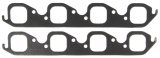MAHLE Original Header and Exhaust Manifold Gaskets MS19997 FORD V8 BIG BLOCK 429, 460 Engines Ford Racing A460, 2000 later design with 4.900" bore centers, Rectangle ports BBC bo thumbnail 1