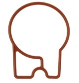 Mahle Original Throttle Body Gaskets G31632 Gasket, Rubber, Orange, Chevy, Cadillac, Pontiac, Each thumbnail 2