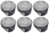 Mahle Original OE Replacement Pistons 224-3894WR-0.50MM Pistons, Cast, Dish, Toyota, Set of 6 thumbnail 1