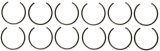 Mahle Original Aftermarket Replacement Pistons 224-3549-0.10MM Piston - DCX 2.7L DOHC V6 0.10MM W/PC thumbnail 6