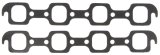 MAHLE Original Header and Exhaust Manifold Gaskets MS19999 FORD V8 SMALL BLOCK 289, 302, 315W Engines SVO N351 Sportsman, Brodix T1F, Bolt spread 2.770" across ports thumbnail 1