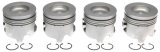 Mahle Original OE Replacement Pistons 224-3451.020 Pistons, Replacement, Cast Aluminum, Dish, 4.075 in. Bore, Duramax, Left Bank, Set of 4 thumbnail 2