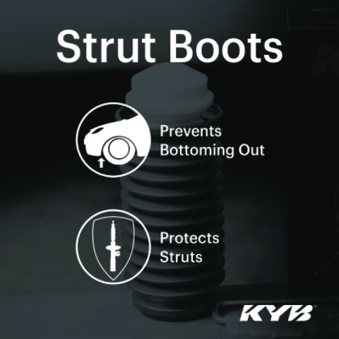 KYB Strut Boot Kits for 2016-2022 RX450H, RX350, 2017-2019 HIGHLANDER - SB151 Boot, Rubber, Black, Front, Lexus, Toyota, Kit thumbnail 3