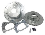 Baer Brakes Big Claw Brake Rotors 2302023 Rotor, Claw, Cross-Drilled, Slotted, Iron, Zinc Plated, Rear, Chevy, GMC, Pickup, SUV, Pair thumbnail 3