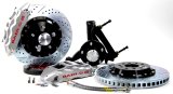 Baer Brakes Claw Extreme+ Disc Brake Systems 4301369S Kit, Extreme+, Front, Cross-drilled/Slotted Rotors, 6-piston Silver Powdercoated Calipers, Buick, Chevy, Oldsmobile, Pontiac, Kit thumbnail 2