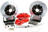 Baer Brakes Claw Extreme+ Disc Brake Systems for 2014-2019 CORVETTE - 4302475R Kit, Extreme+, Rear, Cross-drilled/Slotted Rotors, 6-piston Red Powdercoated Calipers, Chevy, Kit thumbnail 1