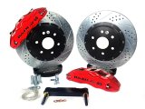Baer Brakes Claw Extreme+ Disc Brake Systems 4301514R Brakes, Extreme Plus, Front, Cross-drilled/Slotted Rotors, Red 6-piston Calipers, Corvette, Kit thumbnail 1