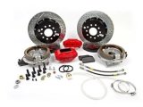 Baer Brakes SS4+ Disc Brake Systems 4302479R Kit, SS4+, Rear, Cross-drilled/Slotted Rotors, 4-piston Red Powdercoated Calipers, Buick, Chevy, Oldsmobile, Pontiac, Kit thumbnail 3