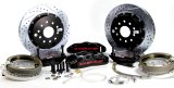 Baer Brakes Claw Pro+ Disc Brake Systems 4262297B Kits, Pro Plus Systems, Rear, Cross-drilled/Slotted Rotors, 6-piston Black Powdercoated Calipers, Ford, Kit thumbnail 1