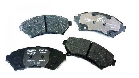Baer Brakes Claw Ceramic Brake Pads D0699 Pads, Ceramic, Matrix, Front, Buick, Cadillac, Chevrolet, Oldsmobile, Pontiac, Set thumbnail 1