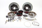 Baer Brakes SS4 Disc Brake Systems 4262263B Brakes, System with Park Brake, Rear, Cross-drilled/Slotted Surface Rotors, 4-piston Black Calipers, Ford, Kit thumbnail 3
