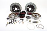 Baer Brakes SS4 Disc Brake Systems for 1967-1969 CAMARO, FIREBIRD - 4302414B Kit, SS4, Rear, Cross-drilled/Slotted Rotors, 4-piston Black Powdercoated Calipers, Chevy, Pontiac, Kit thumbnail 1