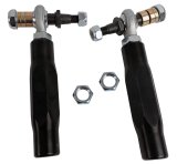 Baer Brakes Tracker Tie Rod Ends for 1967-1969 FAIRLANE, MUSTANG - 3261002 Bump Steer Adjusters, Aluminum Sleeve, Black, Adjustable, Ford, Kit thumbnail 1