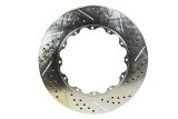 Baer Brakes Rotor Rings 6910264 Brake Rotor, Iron, Zinc Plated, Cross Drilled, Slotted, 12 x 8.50 in. Bolt Circle, Drivers Side Front, Each thumbnail 3