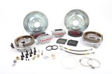 Baer Brakes SS4 Disc Brake Systems for 1982-1992 CAMARO, FIREBIRD - 4302389S Kit, SS4, Rear, Cross-drilled/Slotted Rotors, 4-piston Silver Powdercoated Calipers, Chevy, Pontiac, Kit thumbnail 1