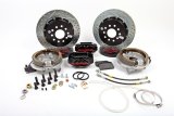 Baer Brakes SS4+ Disc Brake Systems 4302478B Kit, SS4+, Rear, Cross-drilled/Slotted Rotors, 4-piston Black Powdercoated Calipers, Chevy, Pontiac, Kit thumbnail 2