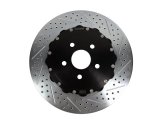 Baer Brakes EradiSpeed+ Brake Rotors 2302064 Rotor, EradiSpeed-Plus, Cross-Drilled, Slotted, Cast Iron, Zinc Plated, Rear, Chevy, Pair thumbnail 2