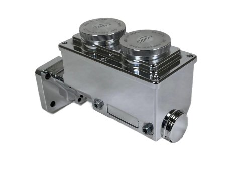 Baer Brakes Remaster Master Cylinders 6801299RP Cylinder, Remaster, Billet Aluminum, Polished, 0.937 in. Bore, Passenger Side Ports, Mopar, Each