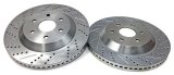 Baer Brakes Big Claw Brake Rotors for 2019-2025 1500 - 2141021 Rotors, Claw, Cross-drilled and Slotted Surface, Iron, Zinc Plated, 16.00 in. O.D., Front, Ram, Pair thumbnail 5