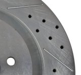 Baer Brakes Big Claw Brake Rotors for 2019-2025 1500 - 2141021 Rotors, Claw, Cross-drilled and Slotted Surface, Iron, Zinc Plated, 16.00 in. O.D., Front, Ram, Pair thumbnail 7