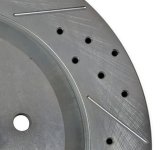 Baer Brakes Big Claw Brake Rotors for 2020-2025 GLADIATOR, 2021-2025 WRANGLER - 2142012 Rotors, Claw, Cross-drilled and Slotted Surface, Iron, Zinc Plated, 14.00 in. O.D., Rear, Jeep, Pair thumbnail 8