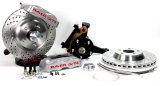 Baer Brakes Track4 Disc Brake Systems for 1982-1992 CAMARO, FIREBIRD - 4301403S Kit, Track4, Front, Cross-drilled/Slotted Rotors, 4-piston Silver Powdercoated Calipers, Chevy, Pontiac, Kit thumbnail 1